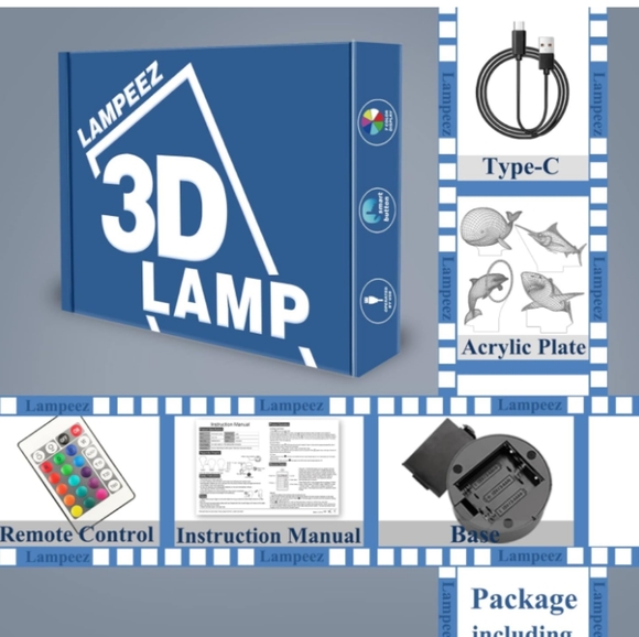 Lampeez 3D Lamp - Picture 4 of 11